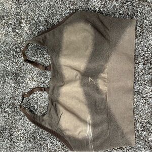 Gymshark Brown Low Back Low Impact Bra